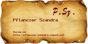 Pflanczer Szandra névjegykártya